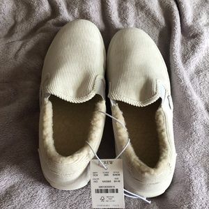 J crew factory slip on corduroy sneakers